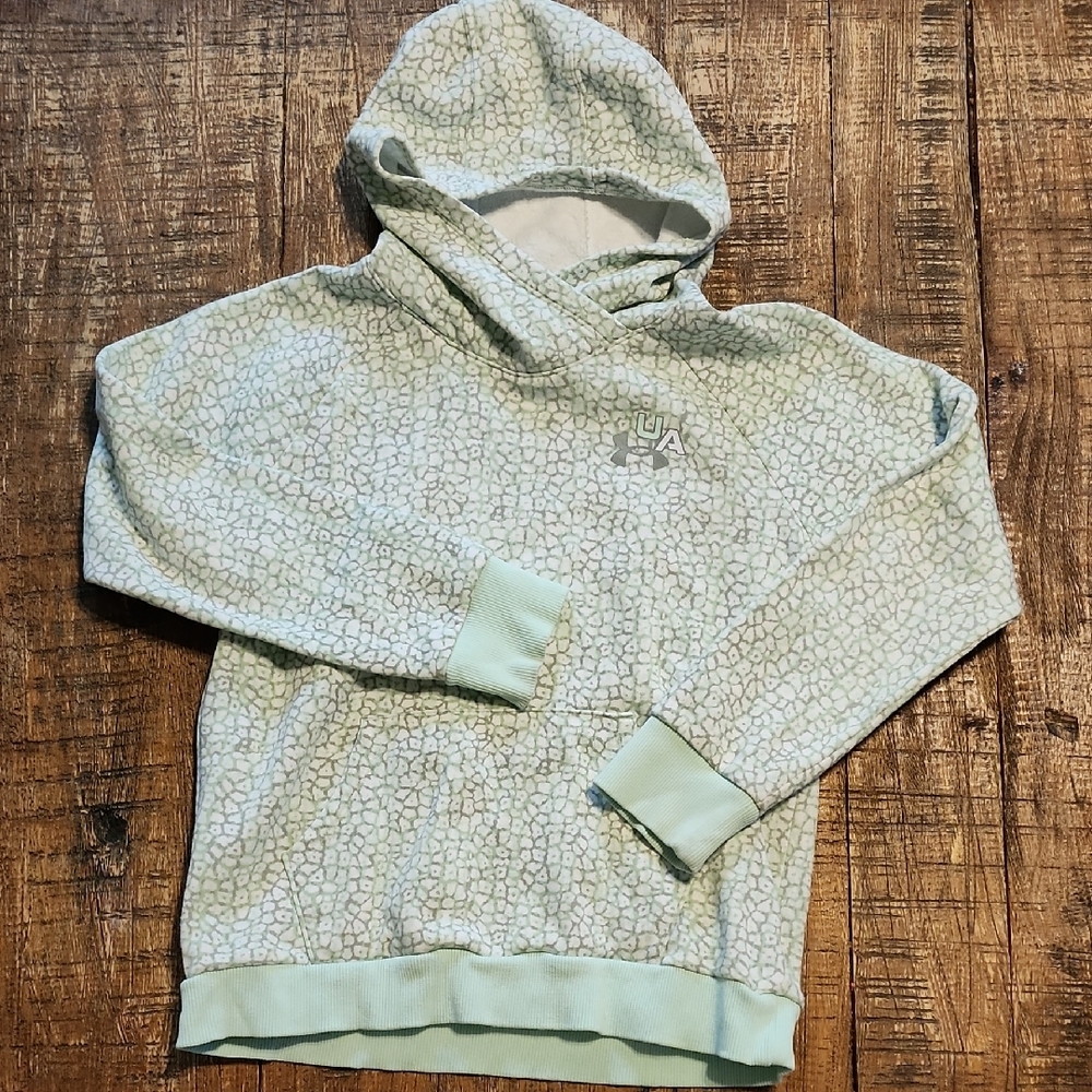 Under Armour Green Textured Knit Sweater